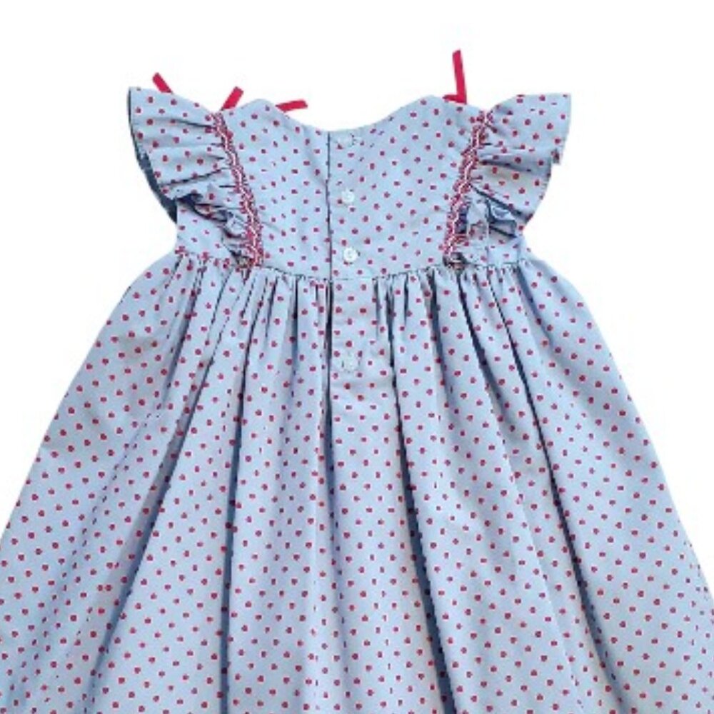 Petit Ami Smocked Butterfly Dress Size 18m - Picture 6 of 6